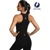 image:imageFihapyli ICTIVE Sports Bras for Women Wirefree Padded Racerback Mesh Back Workout Yoga Running Bra9042 Black