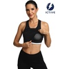 image:imageFihapyli ICTIVE Sports Bras for Women Wirefree Padded Racerback Mesh Back Workout Yoga Running Bra9042 Black