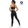 image:imageFihapyli ICTIVE Sports Bras for Women Wirefree Padded Racerback Mesh Back Workout Yoga Running Bra9045 Black