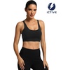 image:imageFihapyli ICTIVE Sports Bras for Women Wirefree Padded Racerback Mesh Back Workout Yoga Running Bra9045 Black