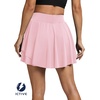 image:imageFihapyli ICTIVE Tennis Skirts for Women with Pockets High Waisted Athletic Golf Skorts Pleated Running Workout CasualPink 9008