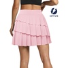 image:imageFihapyli ICTIVE Tennis Skirts for Women with Pockets High Waisted Athletic Golf Skorts Pleated Running Workout CasualPink 9049