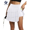 image:imageFihapyli ICTIVE Tennis Skirts for Women with Pockets High Waisted Athletic Golf Skorts Pleated Running Workout CasualWhite 9049