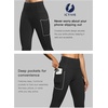 image:imageFihapyli ICTIVE Women High Waist Workout Pants with Pockets Yoga Gym Running Pilates Fitness Leggings RunningBlack