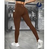image:imageFihapyli ICTIVE Women High Waist Workout Pants with Pockets Yoga Gym Running Pilates Fitness Leggings RunningCoffee