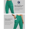 image:imageFihapyli ICTIVE Women High Waist Workout Pants with Pockets Yoga Gym Running Pilates Fitness Leggings RunningDarkgreen