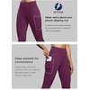 image:imageFihapyli ICTIVE Women High Waist Workout Pants with Pockets Yoga Gym Running Pilates Fitness Leggings RunningDarkpurple