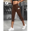 image:imageFihapyli ICTIVE Womens Capris Yoga Pants with Pockets Running Pilates Fitness Running High Waisted LeggingsCoffee