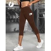 image:imageFihapyli ICTIVE Womens Capris Yoga Pants with Pockets Running Pilates Fitness Running High Waisted LeggingsCoffee V Waisted