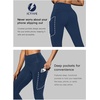 image:imageFihapyli ICTIVE Womens Capris Yoga Pants with Pockets Running Pilates Fitness Running High Waisted LeggingsDarkblue