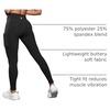 image:imageFihapyli ICTIVE Womens High Waist Yoga Cropped Leggings with PocketsBlack