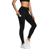 image:imageFihapyli ICTIVE Womens High Waist Yoga Cropped Leggings with PocketsBlack