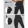 image:imageFihapyli ICTIVE Womens High Waist Yoga Cropped Leggings with PocketsDarkgray
