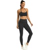 image:imageFihapyli ICTIVE Womens High Waist Yoga Cropped Leggings with PocketsDarkgray