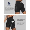 image:imageFihapyli ICTIVE Womens Workout Running Shorts with Deep Pockets High Waisted Tummy Control Yoga Gym Spandex Biker PantsBlack