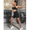 image:imageFihapyli ICTIVE Womens Workout Running Shorts with Deep Pockets High Waisted Tummy Control Yoga Gym Spandex Biker PantsBlack