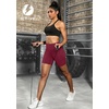 image:imageFihapyli ICTIVE Womens Workout Running Shorts with Deep Pockets High Waisted Tummy Control Yoga Gym Spandex Biker PantsBurgundy