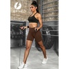 image:imageFihapyli ICTIVE Womens Workout Running Shorts with Deep Pockets High Waisted Tummy Control Yoga Gym Spandex Biker PantsCoffee