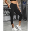 image:imageFihapyli ICTIVE Workout Leggings for Women Athletic Wear with Pocket Running Yoga Pilates and Gym PantsBlack