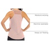 image:imageFihapyli ICTIVE Workout Tank Tops for Women Breathable Mesh Racerback Muscle Tank Backless Running ShirtsApricot