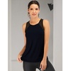 image:imageFihapyli ICTIVE Workout Tank Tops for Women Breathable Mesh Racerback Muscle Tank Backless Running ShirtsBlack