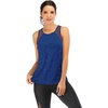 image:imageFihapyli ICTIVE Workout Tank Tops for Women Breathable Mesh Racerback Muscle Tank Backless Running ShirtsDark Blue