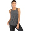 image:imageFihapyli ICTIVE Workout Tank Tops for Women Breathable Mesh Racerback Muscle Tank Backless Running ShirtsDark Gray