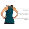 image:imageFihapyli ICTIVE Workout Tank Tops for Women Breathable Mesh Racerback Muscle Tank Backless Running ShirtsDark Green