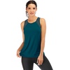 image:imageFihapyli ICTIVE Workout Tank Tops for Women Breathable Mesh Racerback Muscle Tank Backless Running ShirtsDark Green
