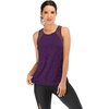 image:imageFihapyli ICTIVE Workout Tank Tops for Women Breathable Mesh Racerback Muscle Tank Backless Running ShirtsDark Purple
