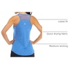 image:imageFihapyli ICTIVE Workout Tank Tops for Women Breathable Mesh Racerback Muscle Tank Backless Running ShirtsLight Blue