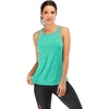 image:imageFihapyli ICTIVE Workout Tank Tops for Women Breathable Mesh Racerback Muscle Tank Backless Running ShirtsLight Green