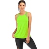 image:imageFihapyli ICTIVE Workout Tank Tops for Women Breathable Mesh Racerback Muscle Tank Backless Running ShirtsNeon Green