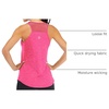 image:imageFihapyli ICTIVE Workout Tank Tops for Women Breathable Mesh Racerback Muscle Tank Backless Running ShirtsRose