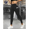 image:imageICTIVE Athletic Leggings for Women with PocketWorkout Activewear Running Yoga Pilates Gym Cropped Tight Fit Lightin PantsBlack