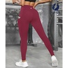 image:imageICTIVE Athletic Leggings for Women with PocketWorkout Activewear Running Yoga Pilates Gym Cropped Tight Fit Lightin PantsBurgundy