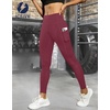 image:imageICTIVE Athletic Leggings for Women with PocketWorkout Activewear Running Yoga Pilates Gym Cropped Tight Fit Lightin PantsBurgundy