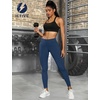image:imageICTIVE Athletic Leggings for Women with PocketWorkout Activewear Running Yoga Pilates Gym Cropped Tight Fit Lightin PantsDarkblue