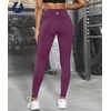 image:imageICTIVE Athletic Leggings for Women with PocketWorkout Activewear Running Yoga Pilates Gym Cropped Tight Fit Lightin PantsDarkpurple
