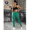 image:imageICTIVE Women Workout Pants with Tummy Control High Waist Tight Fit Yoga Running Pilates Fitness Leggings with PocketsDarkgreen