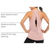 image:imageICTIVE Womens Cross Backless Workout Tops for Women Racerback Tank Tops Open Back Running Muscle Tank Yoga ShirtsApricot