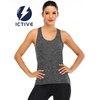 image:imageICTIVE Womens Cross Backless Workout Tops for Women Racerback Tank Tops Open Back Running Muscle Tank Yoga ShirtsDark Gray
