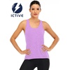 image:imageICTIVE Womens Cross Backless Workout Tops for Women Racerback Tank Tops Open Back Running Muscle Tank Yoga ShirtsLight Purple