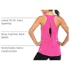 image:imageICTIVE Womens Cross Backless Workout Tops for Women Racerback Tank Tops Open Back Running Muscle Tank Yoga ShirtsRose