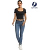 image:imageICTIVE Womens Sleeveless Racerback Tank Top Crew Neck Slim Fit Workout Casual Basic Cami ShirtsBlack 9064