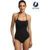 image:imageICTIVE Womens Sleeveless Racerback Tank Top Crew Neck Slim Fit Workout Casual Basic Cami ShirtsBlack 9105