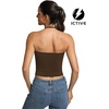 image:imageICTIVE Womens Sleeveless Racerback Tank Top Crew Neck Slim Fit Workout Casual Basic Cami ShirtsCoffee 9102