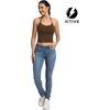 image:imageICTIVE Womens Sleeveless Racerback Tank Top Crew Neck Slim Fit Workout Casual Basic Cami ShirtsCoffee 9102