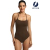 image:imageICTIVE Womens Sleeveless Racerback Tank Top Crew Neck Slim Fit Workout Casual Basic Cami ShirtsCoffee 9105