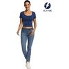 image:imageICTIVE Womens Sleeveless Racerback Tank Top Crew Neck Slim Fit Workout Casual Basic Cami ShirtsDark Blue 9064